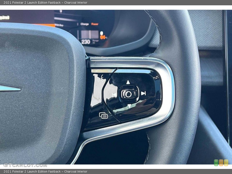 Charcoal Interior Steering Wheel for the 2021 Polestar 2 Launch Edition Fastback #146098609