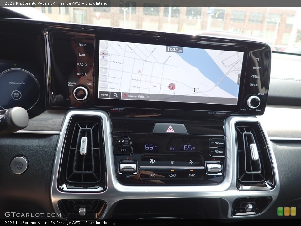 Black Interior Controls for the 2023 Kia Sorento X-Line SX Prestige AWD #146098663