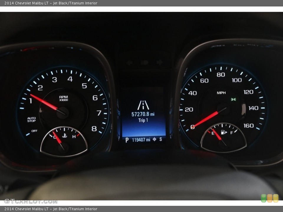 Jet Black/Titanium Interior Gauges for the 2014 Chevrolet Malibu LT #146099722