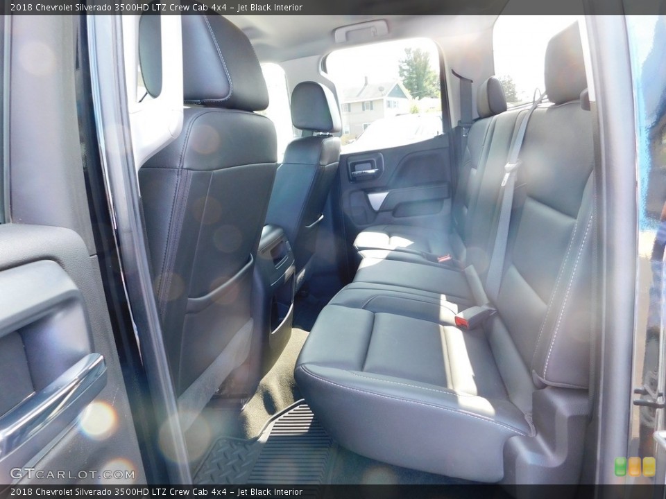 Jet Black Interior Rear Seat for the 2018 Chevrolet Silverado 3500HD LTZ Crew Cab 4x4 #146100214