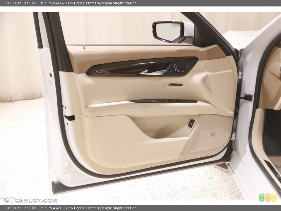 Very Light Cashmere/Maple Sugar Interior Door Panel for the 2020 Cadillac CT6 Platinum AWD #146100361