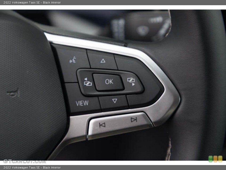 Black Interior Steering Wheel for the 2022 Volkswagen Taos SE #146100789