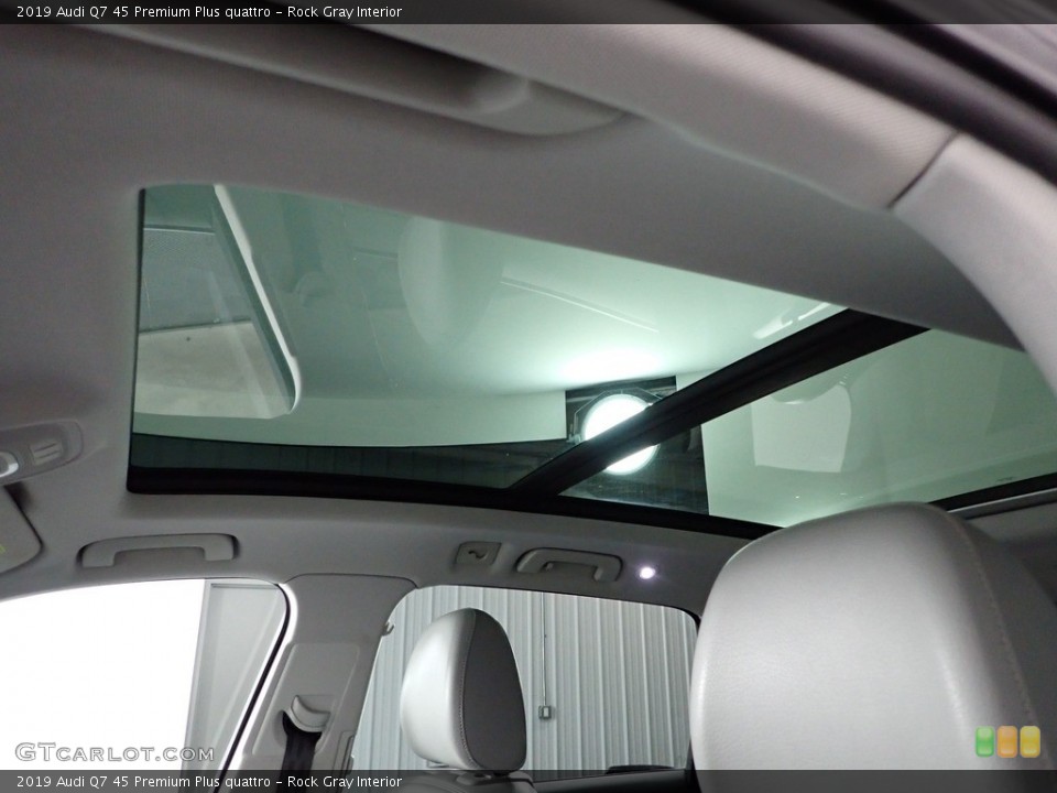 Rock Gray Interior Sunroof for the 2019 Audi Q7 45 Premium Plus quattro #146100889