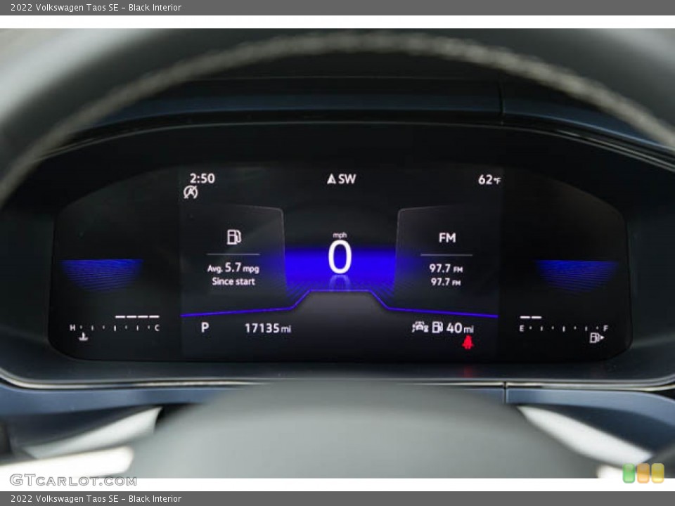 Black Interior Gauges for the 2022 Volkswagen Taos SE #146101006