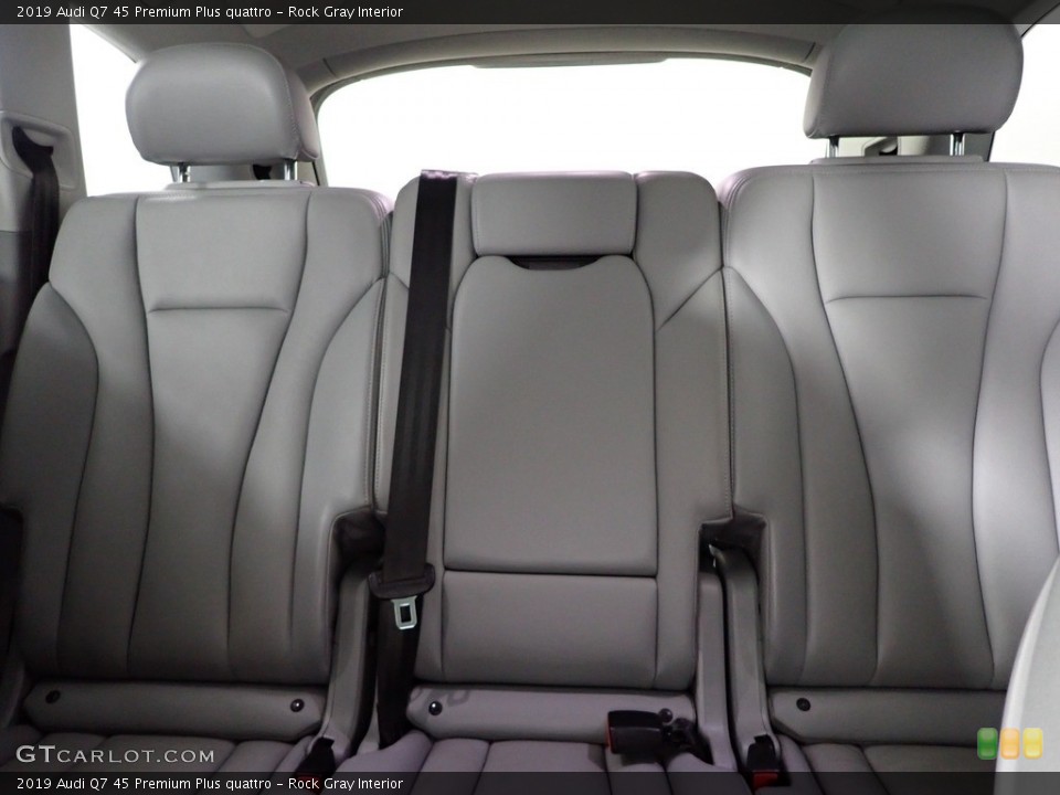Rock Gray Interior Rear Seat for the 2019 Audi Q7 45 Premium Plus quattro #146101276
