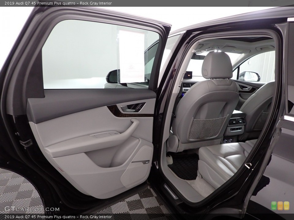 Rock Gray Interior Rear Seat for the 2019 Audi Q7 45 Premium Plus quattro #146101312