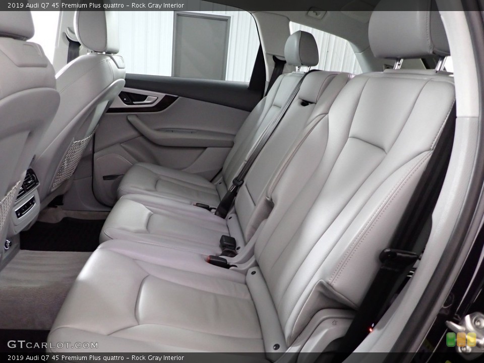 Rock Gray Interior Rear Seat for the 2019 Audi Q7 45 Premium Plus quattro #146101330