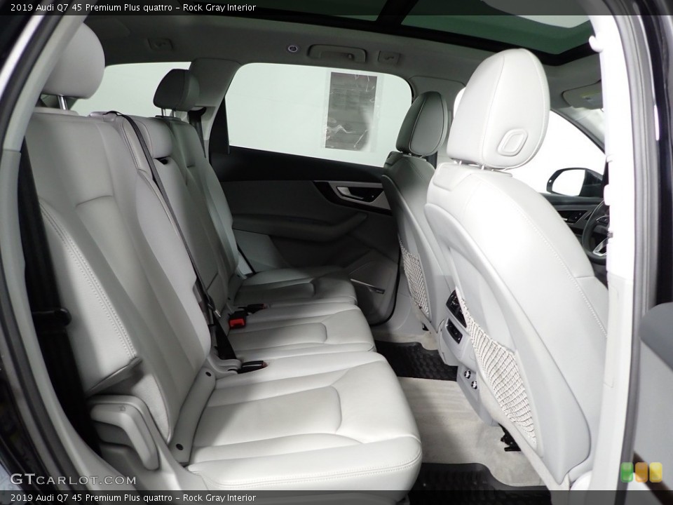 Rock Gray Interior Rear Seat for the 2019 Audi Q7 45 Premium Plus quattro #146101456