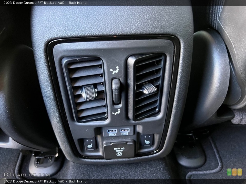 Black Interior Controls for the 2023 Dodge Durango R/T Blacktop AWD #146104366