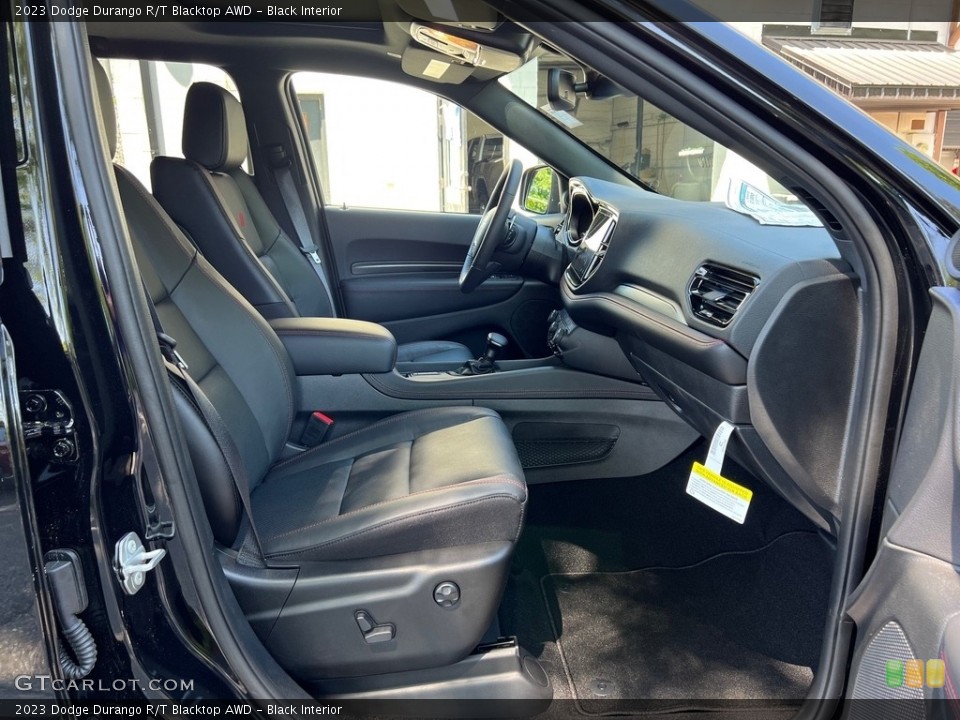 Black Interior Front Seat for the 2023 Dodge Durango R/T Blacktop AWD #146104441