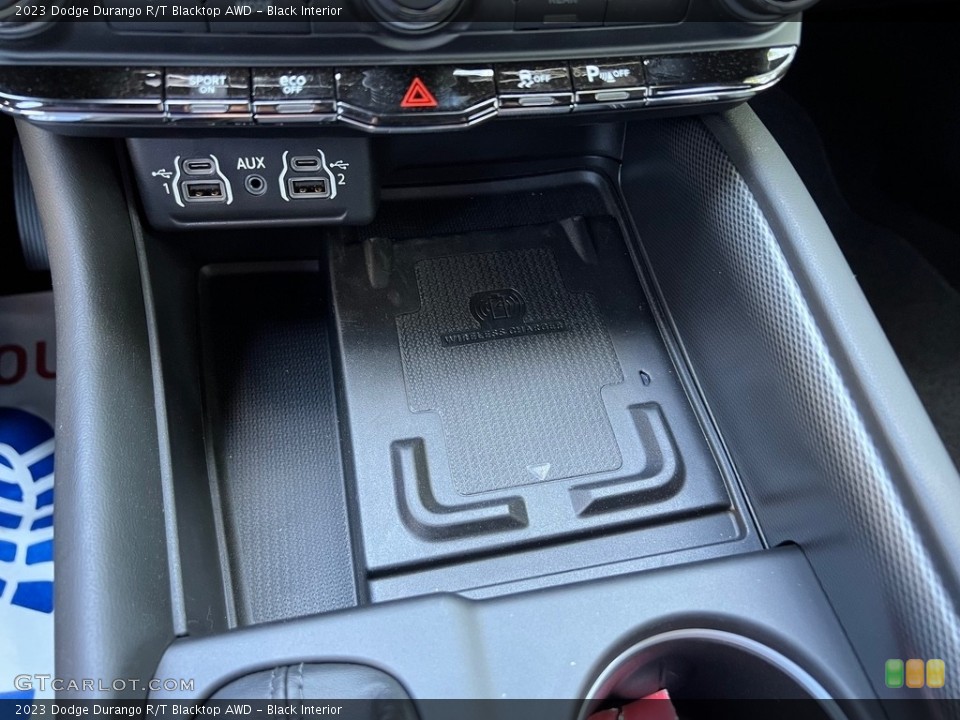 Black Interior Controls for the 2023 Dodge Durango R/T Blacktop AWD #146104603