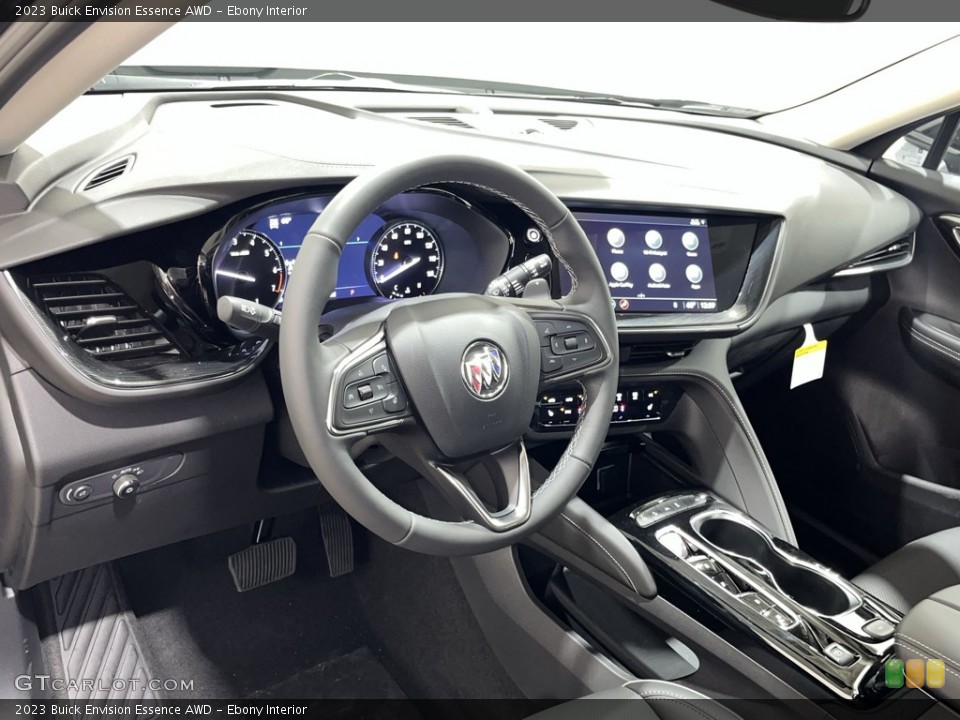 Ebony Interior Dashboard for the 2023 Buick Envision Essence AWD #146104840