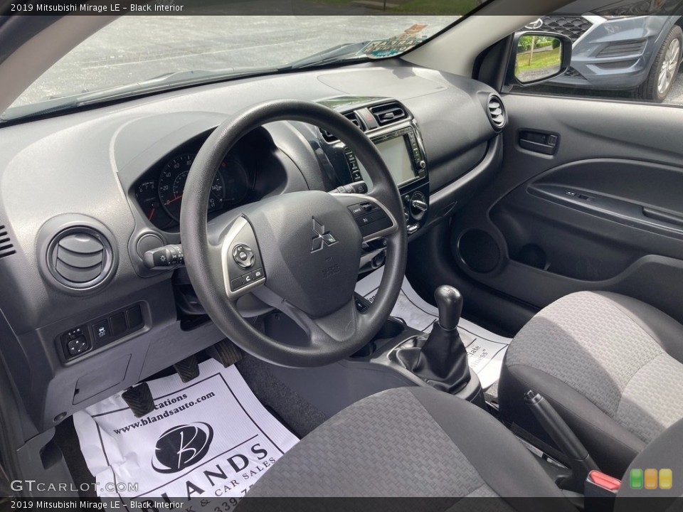 Black Interior Photo for the 2019 Mitsubishi Mirage LE #146106280