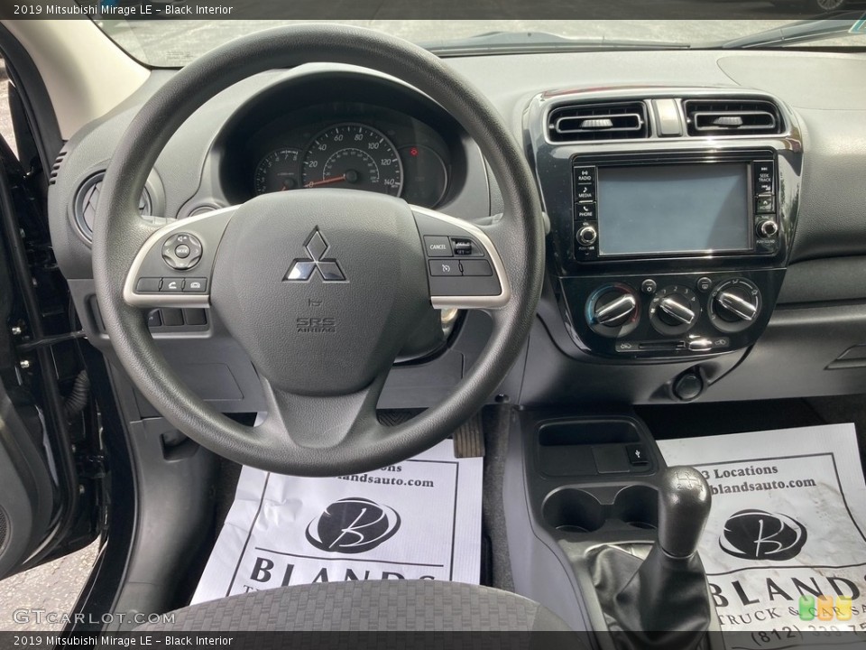 Black Interior Dashboard for the 2019 Mitsubishi Mirage LE #146106331
