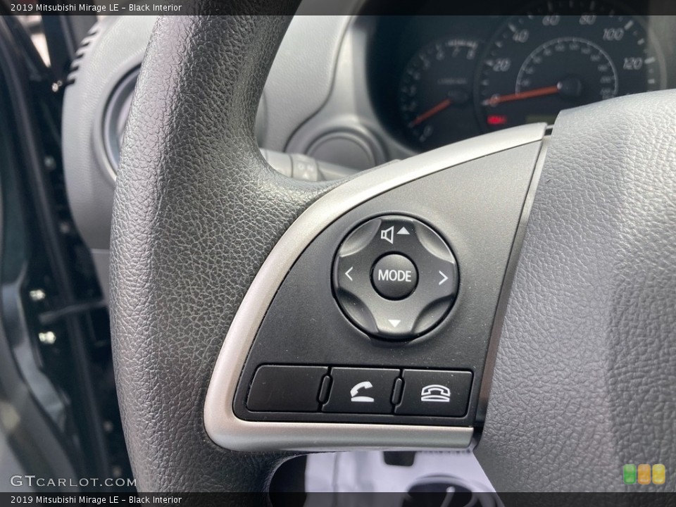 Black Interior Steering Wheel for the 2019 Mitsubishi Mirage LE #146106373
