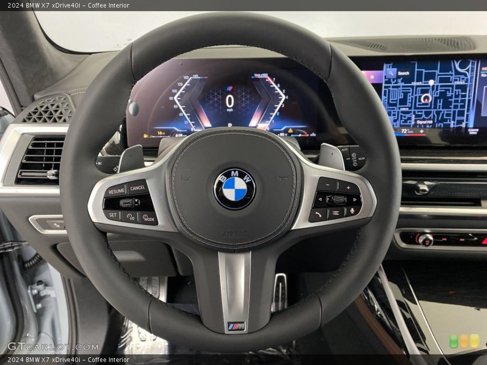 Coffee Interior Steering Wheel for the 2024 BMW X7 xDrive40i #146106742