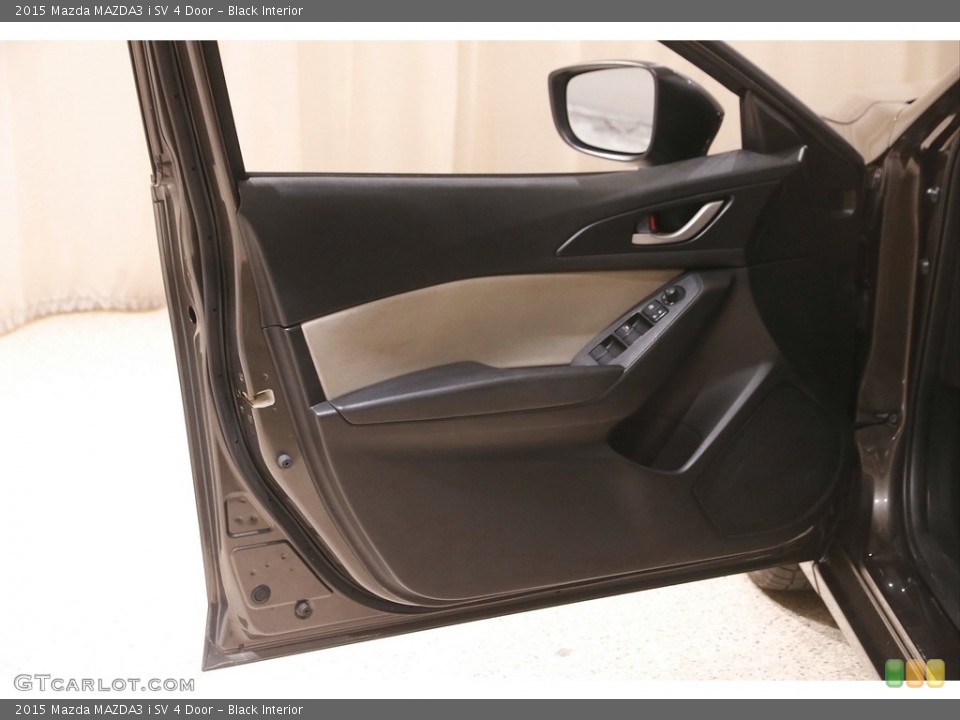 Black Interior Door Panel for the 2015 Mazda MAZDA3 i SV 4 Door #146108411