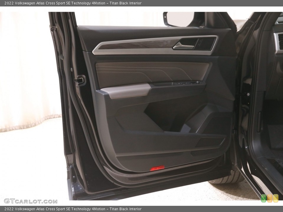 Titan Black Interior Door Panel for the 2022 Volkswagen Atlas Cross Sport SE Technology 4Motion #146109288