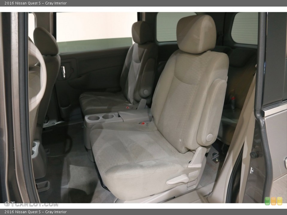 Gray Interior Rear Seat for the 2016 Nissan Quest S #146109378