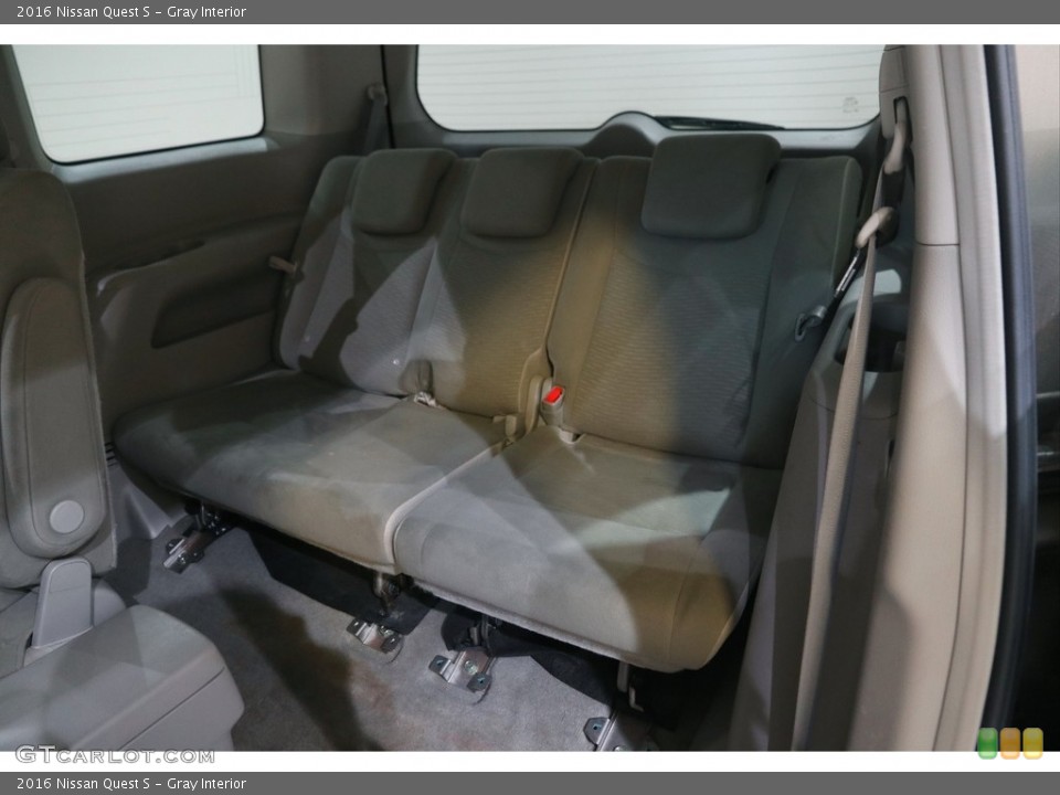 Gray Interior Rear Seat for the 2016 Nissan Quest S #146109396