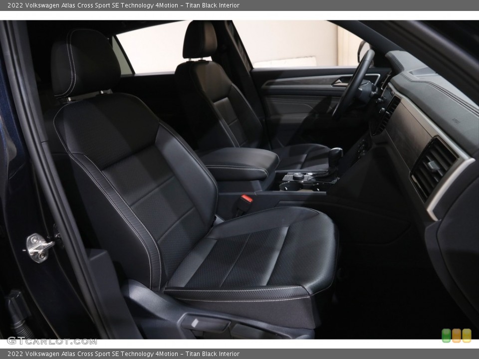 Titan Black 2022 Volkswagen Atlas Cross Sport Interiors