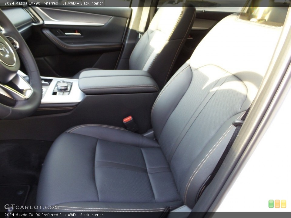 Black Interior Front Seat for the 2024 Mazda CX-90 Preferred Plus AWD #146109675