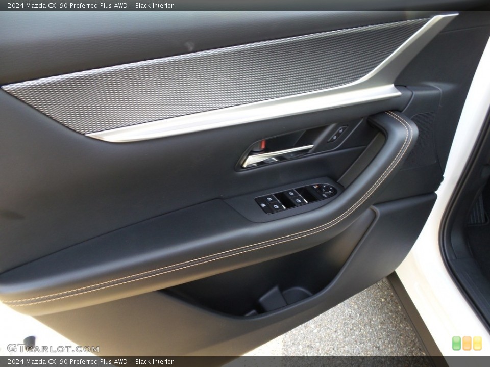 Black Interior Door Panel for the 2024 Mazda CX-90 Preferred Plus AWD #146109756