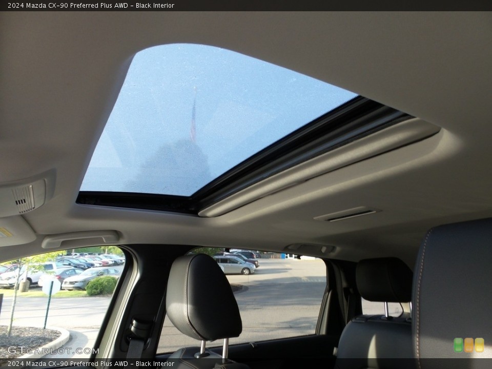 Black Interior Sunroof for the 2024 Mazda CX-90 Preferred Plus AWD #146109780