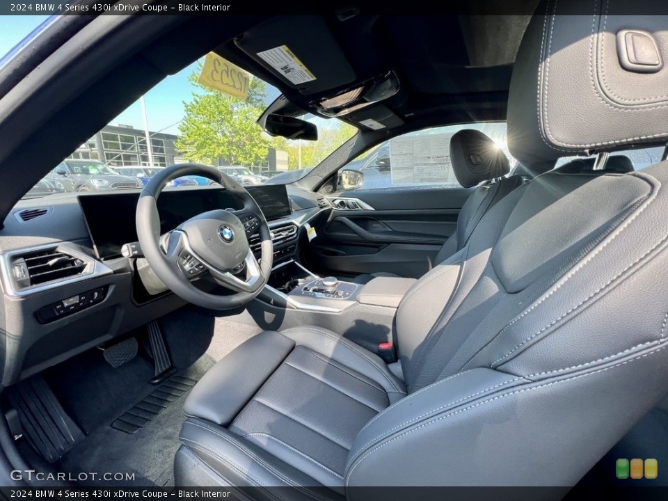 Black Interior Photo for the 2024 BMW 4 Series 430i xDrive Coupe #146110155