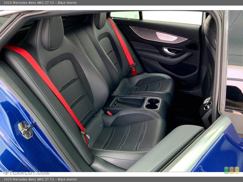 Black Interior Rear Seat for the 2020 Mercedes-Benz AMG GT 53 #146111109