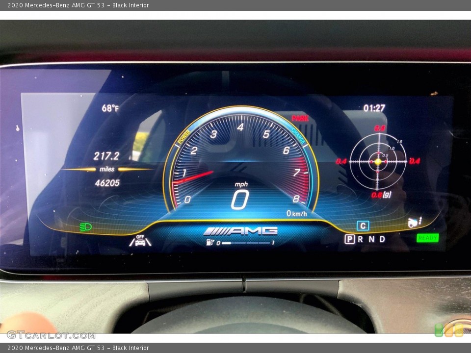 Black Interior Gauges for the 2020 Mercedes-Benz AMG GT 53 #146111196