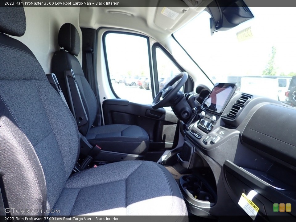 Black Interior Front Seat for the 2023 Ram ProMaster 3500 Low Roof Cargo Van #146112348