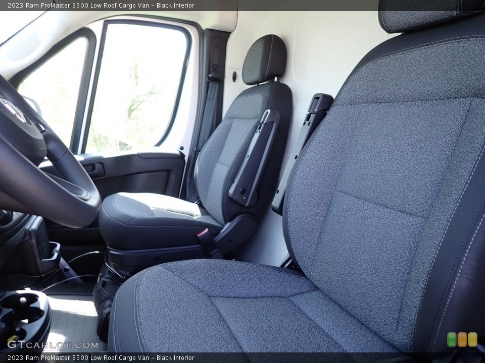 Black Interior Front Seat for the 2023 Ram ProMaster 3500 Low Roof Cargo Van #146112382