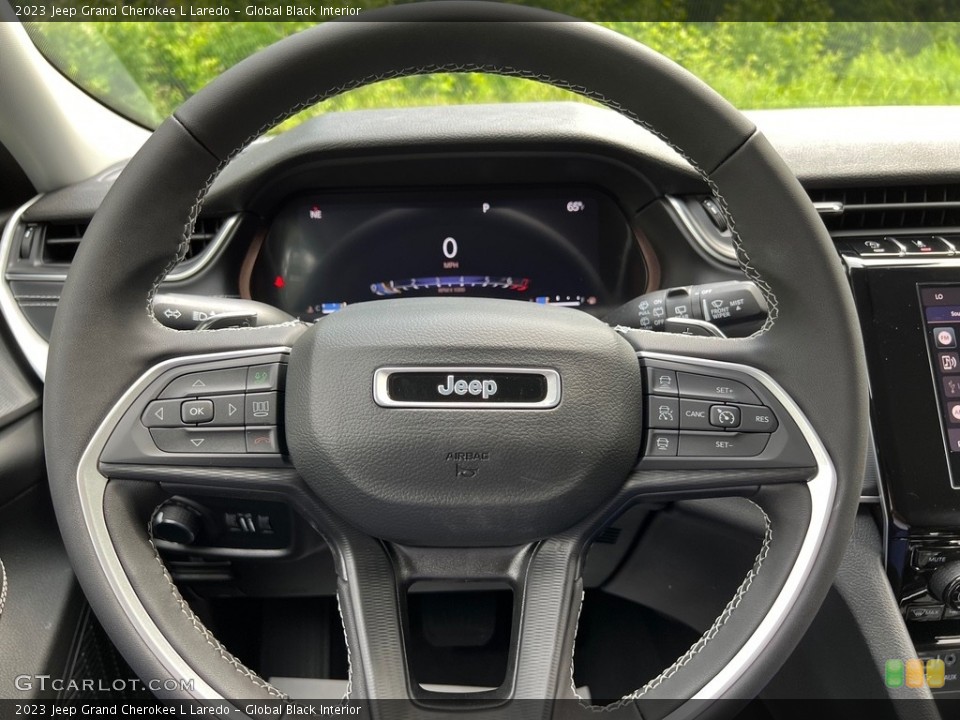 Global Black Interior Steering Wheel for the 2023 Jeep Grand Cherokee L Laredo #146112780