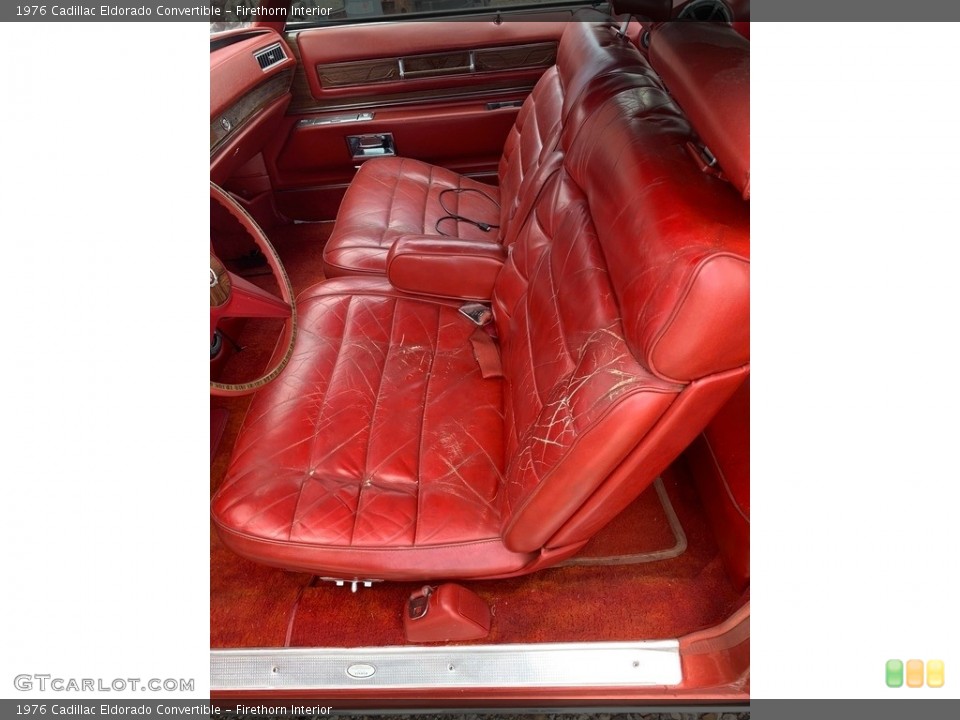 Firethorn Interior Photo for the 1976 Cadillac Eldorado Convertible #146113401