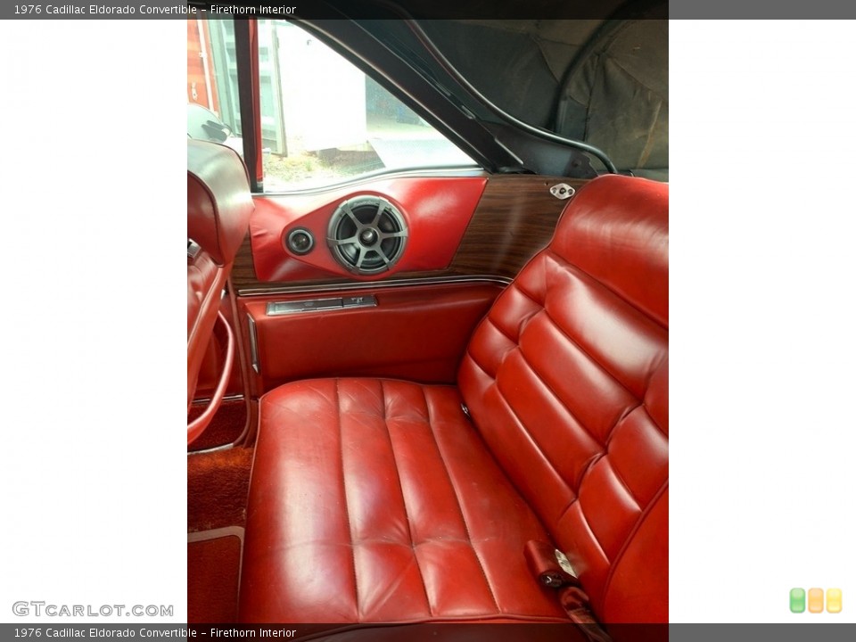 Firethorn Interior Rear Seat for the 1976 Cadillac Eldorado Convertible #146113461