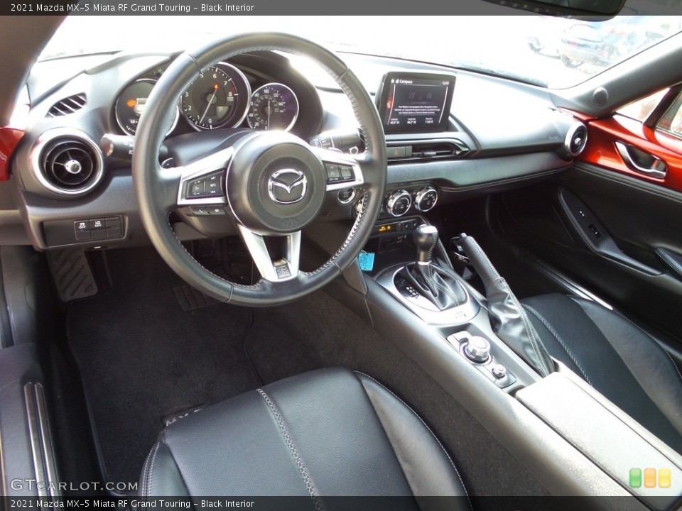 Black 2021 Mazda MX-5 Miata RF Interiors