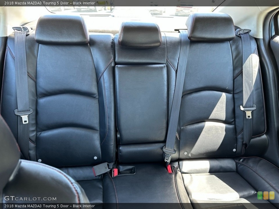 Black Interior Rear Seat for the 2018 Mazda MAZDA3 Touring 5 Door #146114279