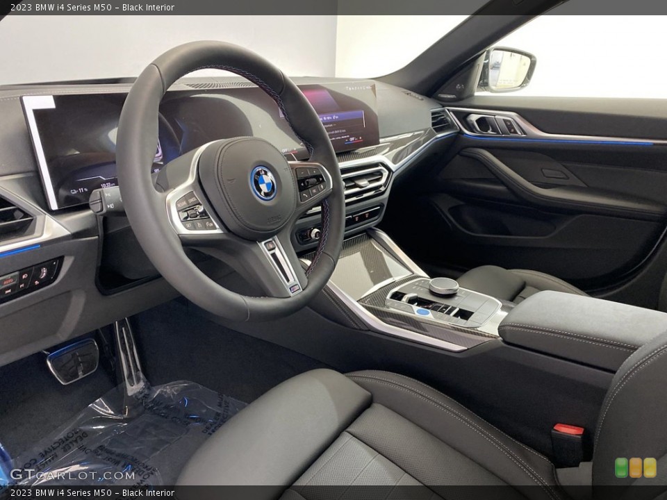 Black 2023 BMW i4 Series Interiors