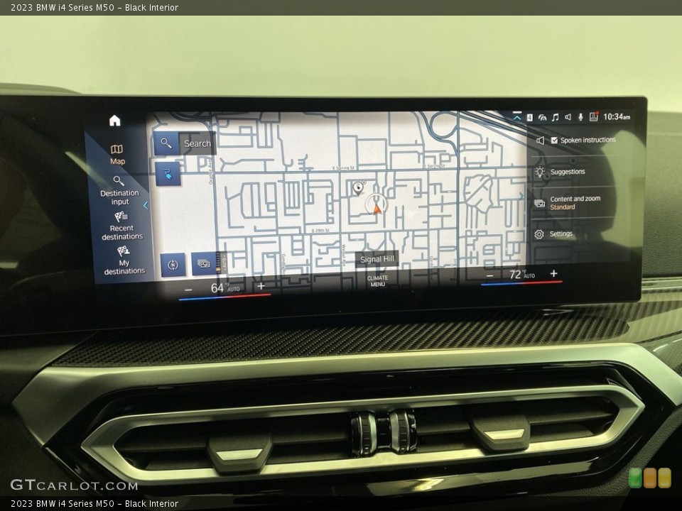 Black Interior Navigation for the 2023 BMW i4 Series M50 #146114702