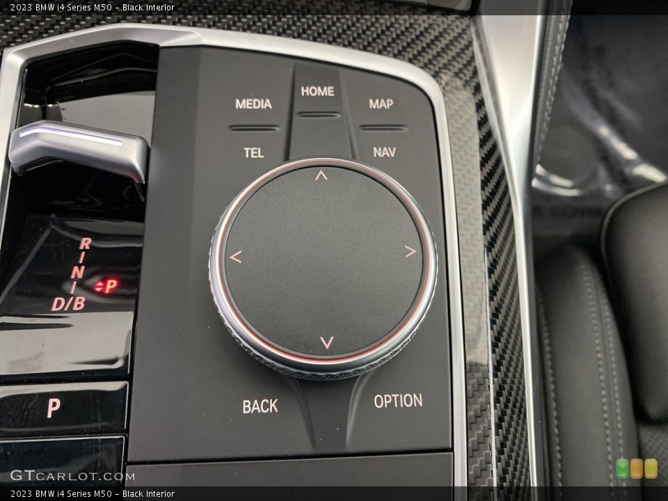 Black Interior Controls for the 2023 BMW i4 Series M50 #146114810