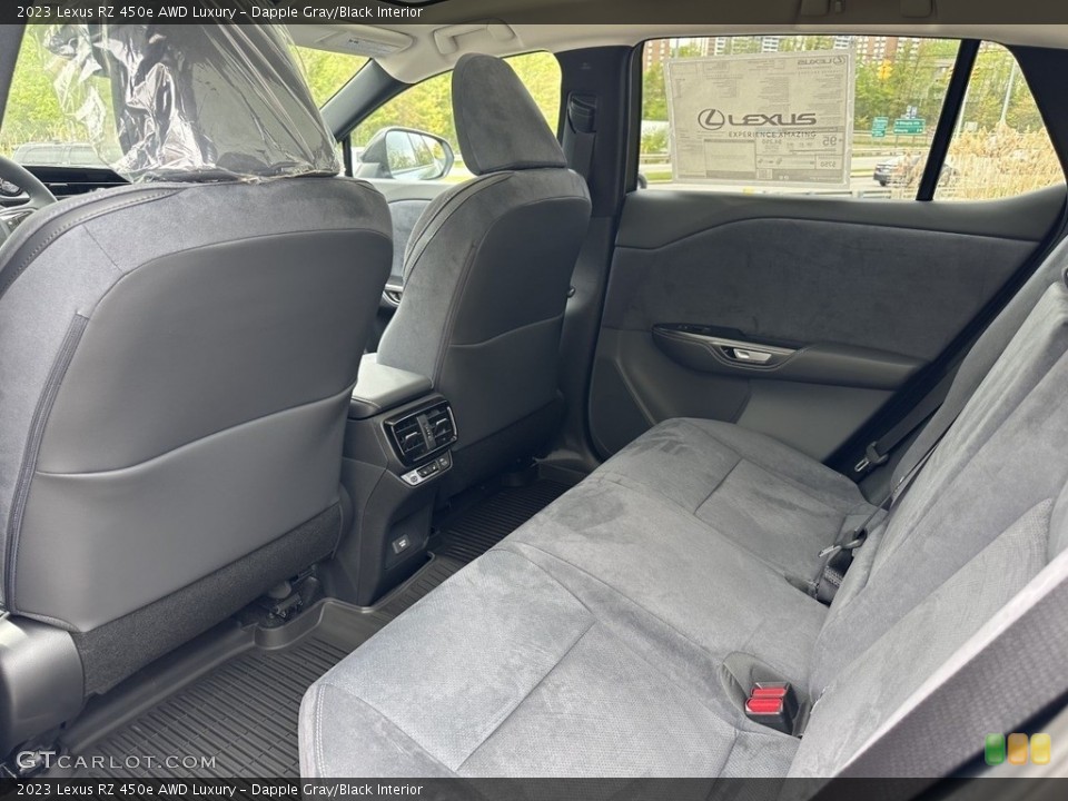Dapple Gray/Black 2023 Lexus RZ Interiors