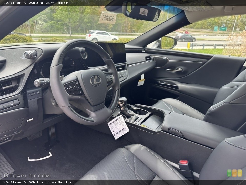 Black Interior Front Seat for the 2023 Lexus ES 300h Ultra Luxury #146115113