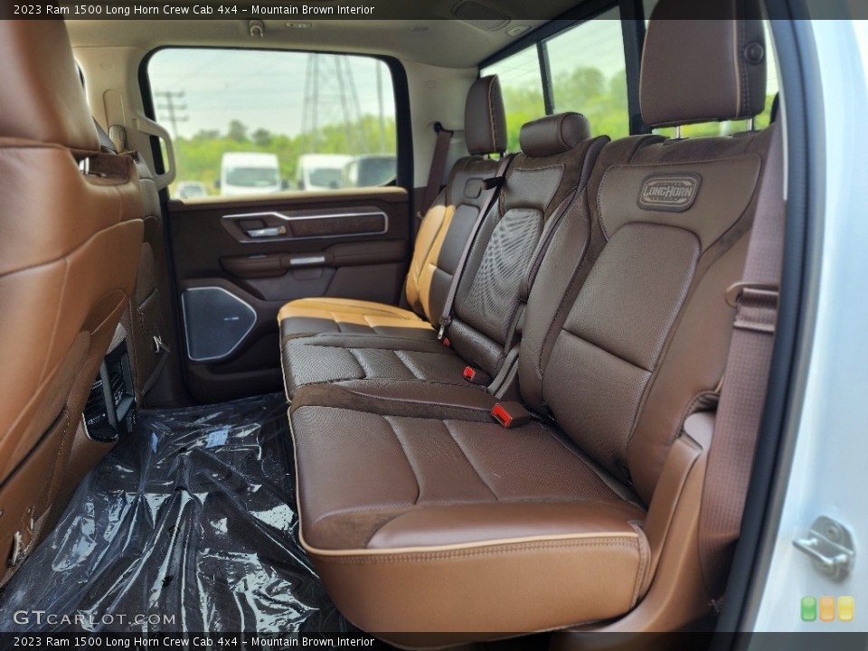 Mountain Brown Interior Rear Seat for the 2023 Ram 1500 Long Horn Crew Cab 4x4 #146115134
