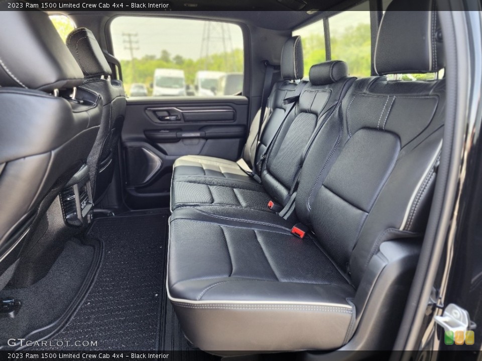 Black Interior Rear Seat for the 2023 Ram 1500 Limited Crew Cab 4x4 #146115470