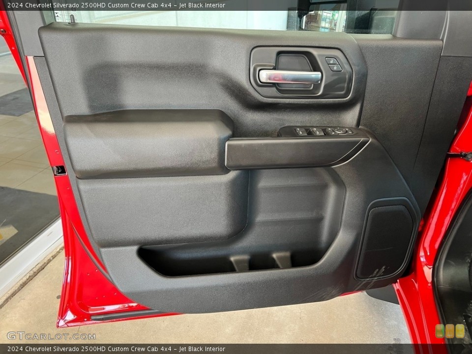 Jet Black Interior Door Panel for the 2024 Chevrolet Silverado 2500HD Custom Crew Cab 4x4 #146115638