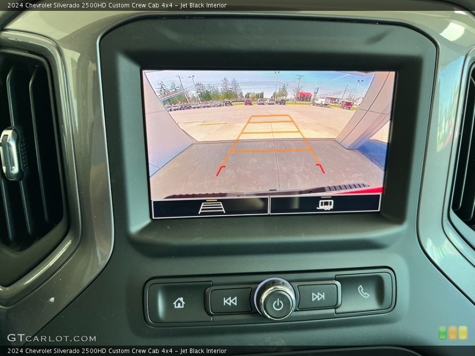 Jet Black Interior Controls for the 2024 Chevrolet Silverado 2500HD Custom Crew Cab 4x4 #146115731