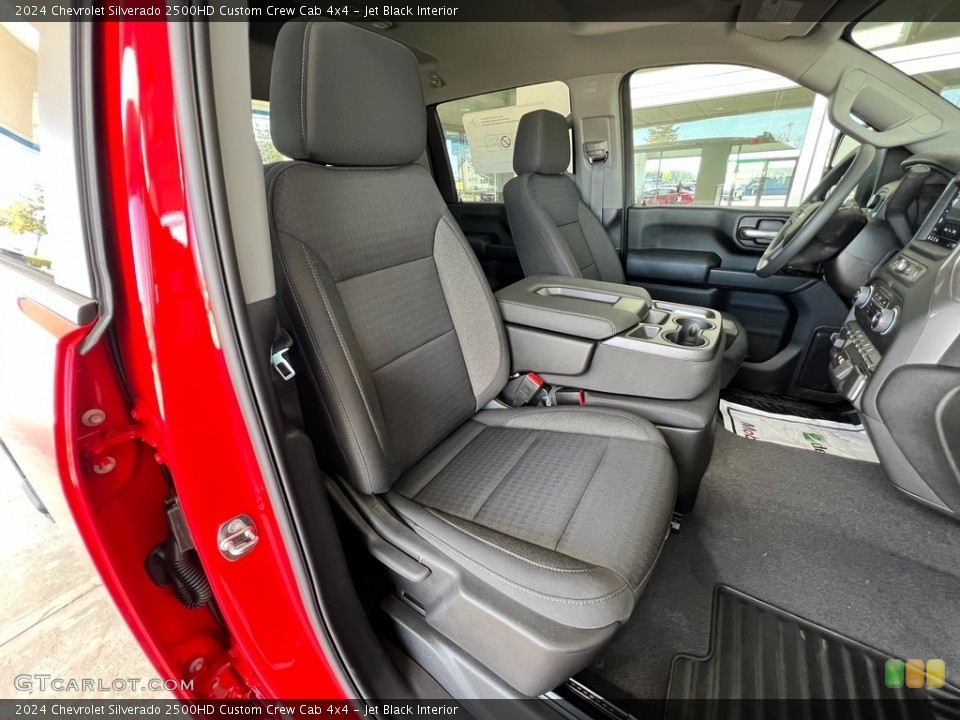 Jet Black Interior Front Seat for the 2024 Chevrolet Silverado 2500HD Custom Crew Cab 4x4 #146115779