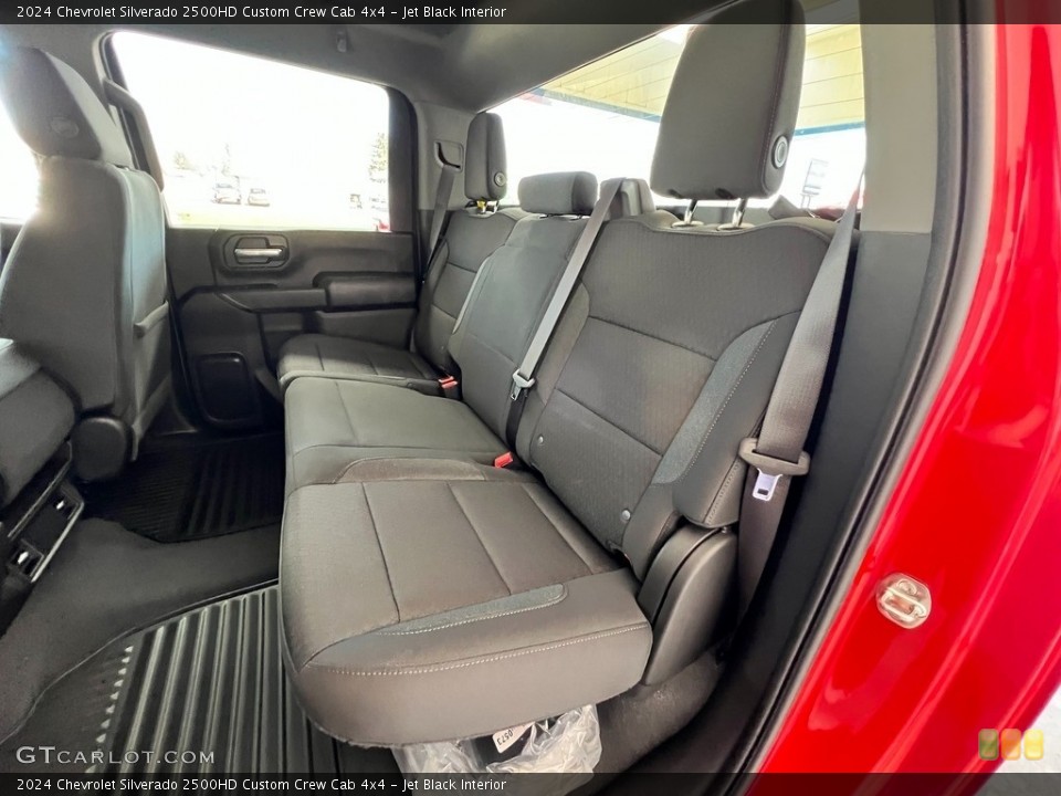 Jet Black Interior Rear Seat for the 2024 Chevrolet Silverado 2500HD Custom Crew Cab 4x4 #146115836
