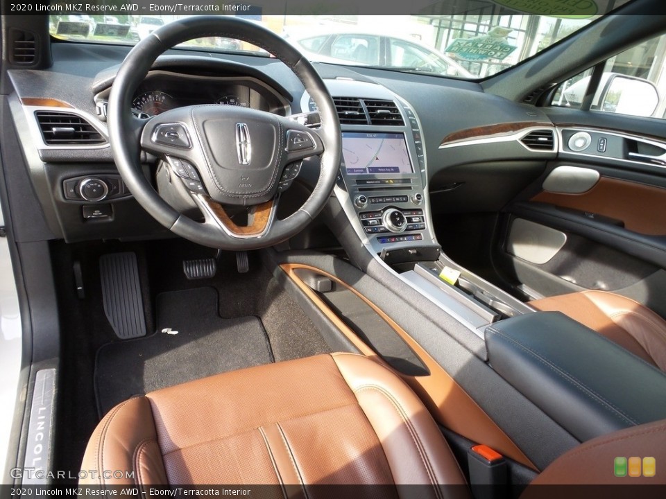 Ebony/Terracotta Interior Photo for the 2020 Lincoln MKZ Reserve AWD #146116031